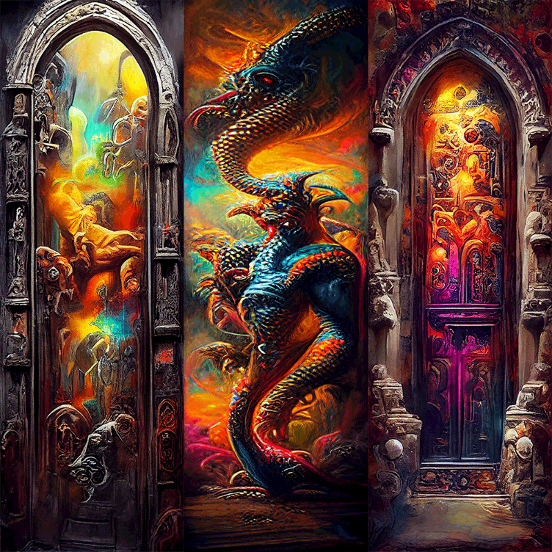 AI Dragon #4 static token preview