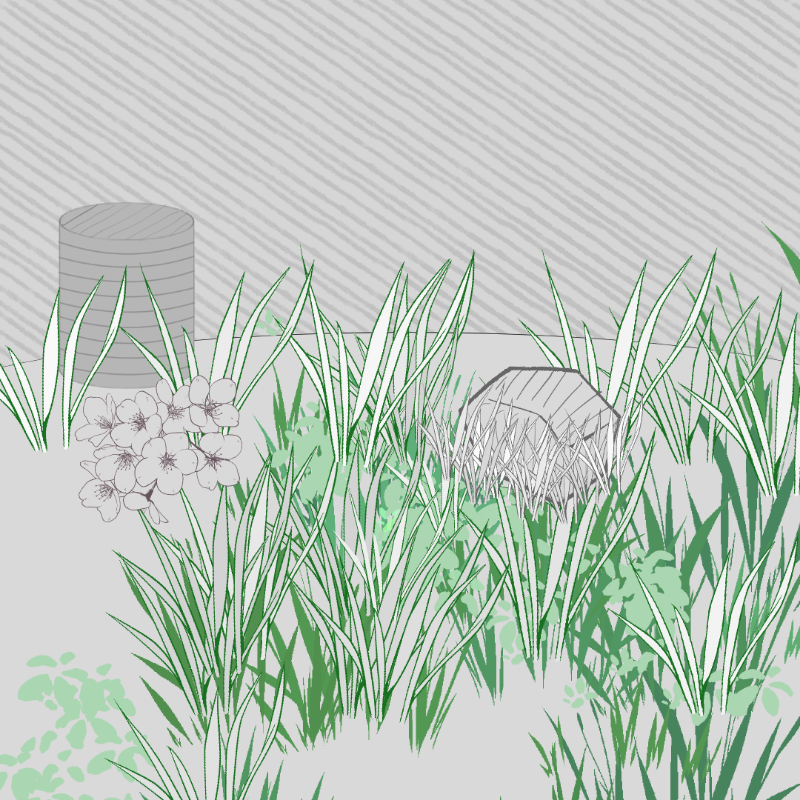 Wild Grass and Rubble #10 static token preview