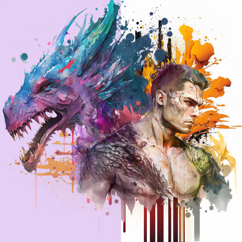 Dragon Bloke #22 static token preview