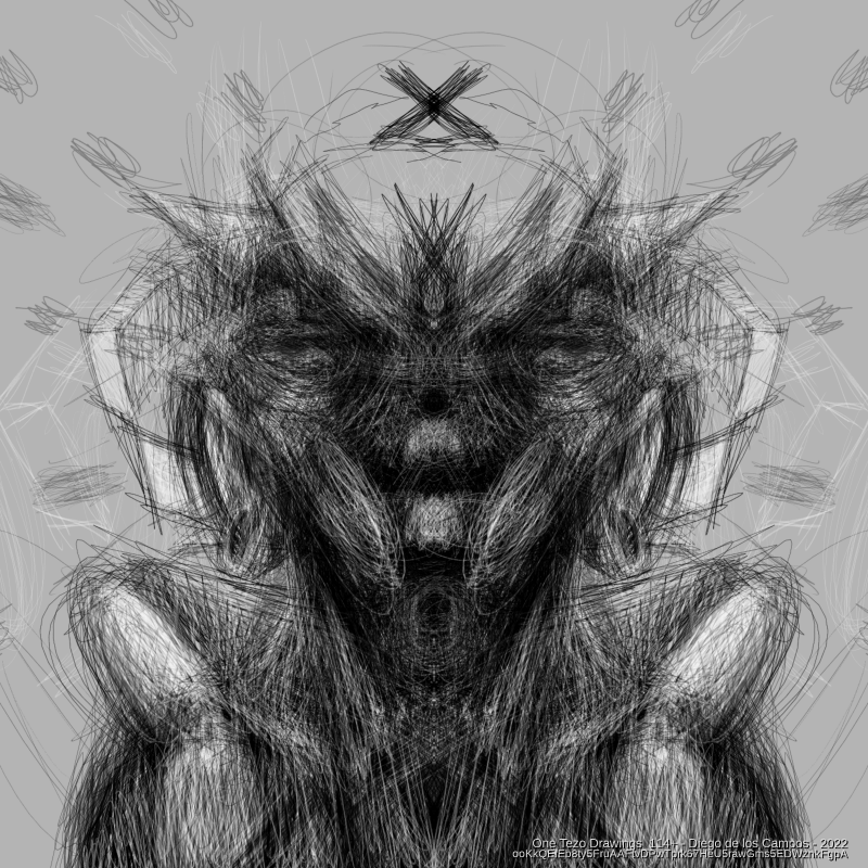 One Tezo Drawings_114+ #35 static token preview