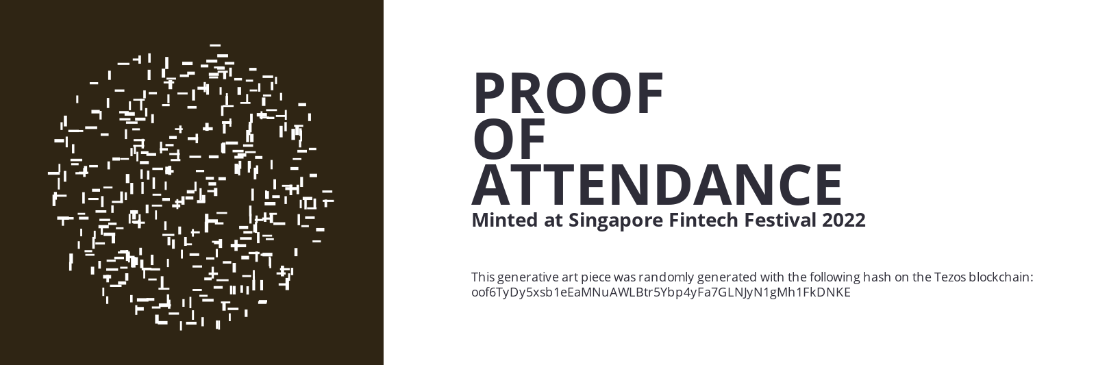 SFF2022 Proof of Attendance Token #2000 static token preview