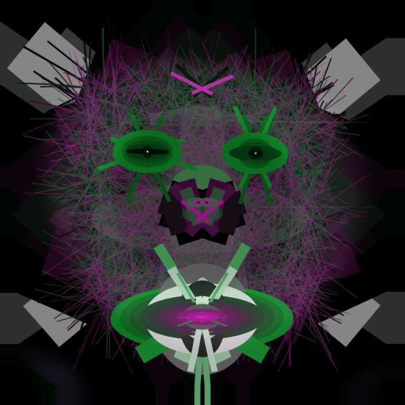 Tribal Masks #1 static token preview