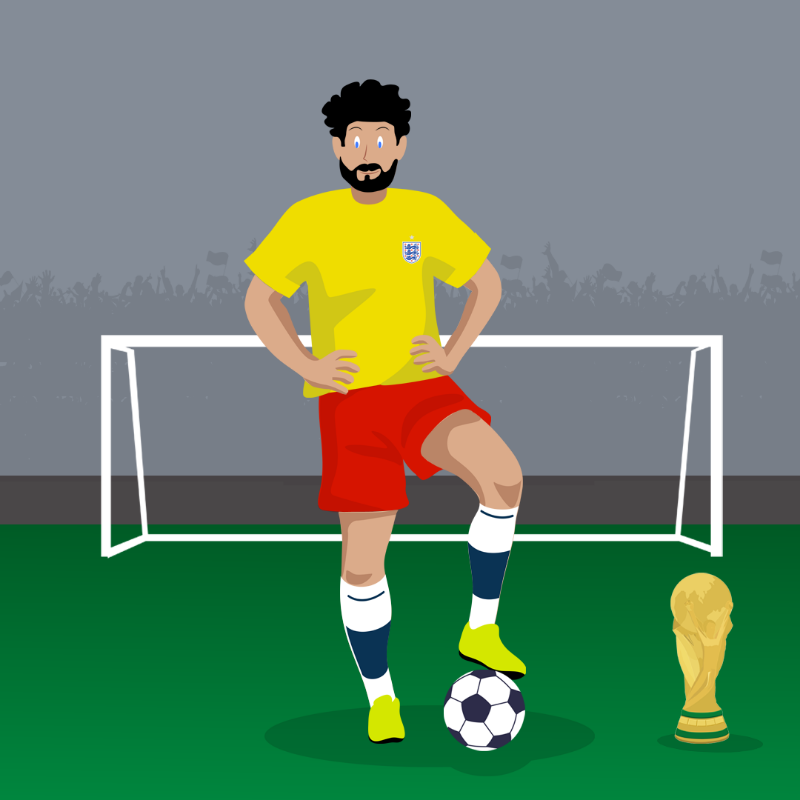World Cup - ENGLAND #8 static token preview