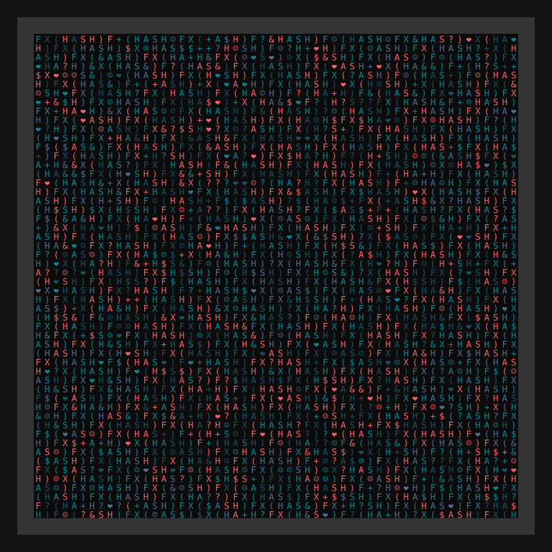 not-so-hidden messages #22 static token preview