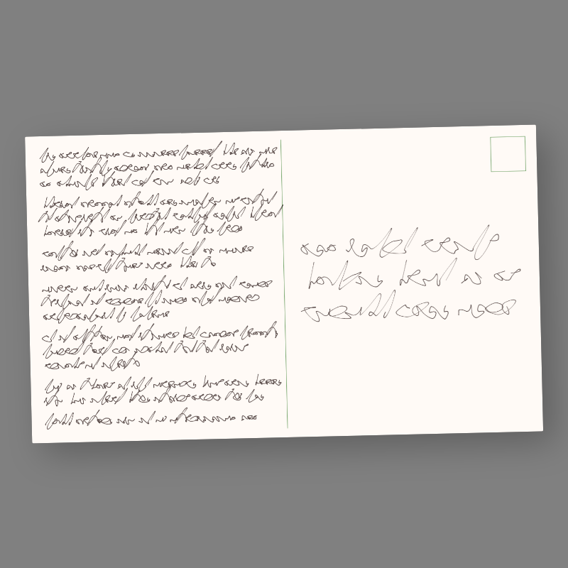 Unmailed Postcards #7 static token preview