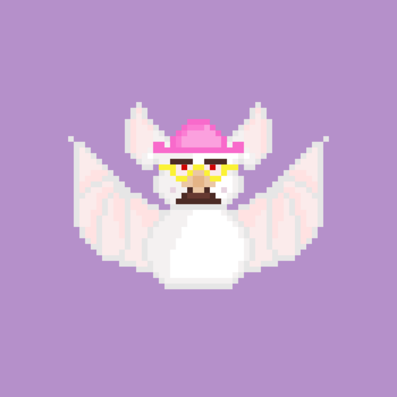 Generative Pixie Bat #14 static token preview