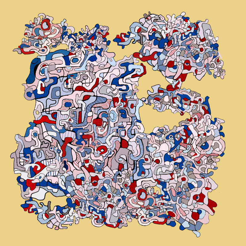 Swim in Dubuffet Thought #11 static token preview
