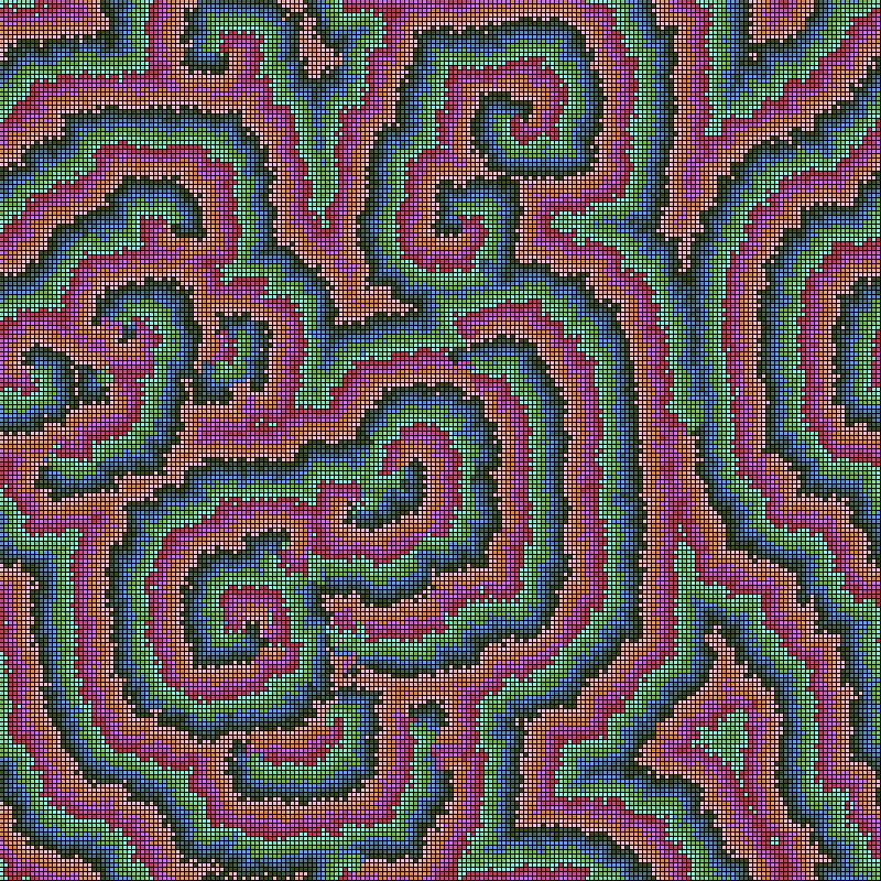 Reaction Diffusion Cellular Automata #14 static token preview