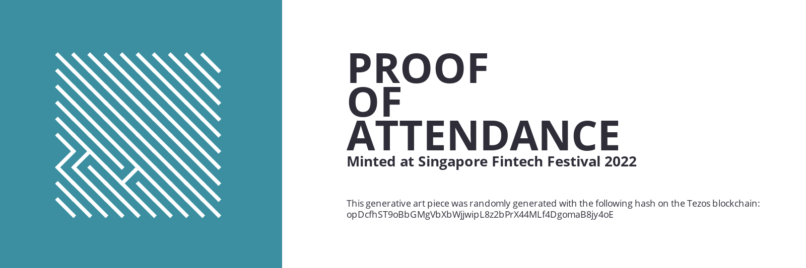 SFF2022 Proof of Attendance Token #2647 static token preview