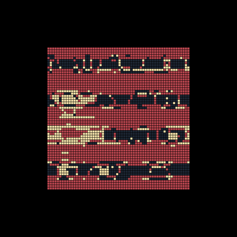 fractal memory cellular automata - FMCA #20 static token preview