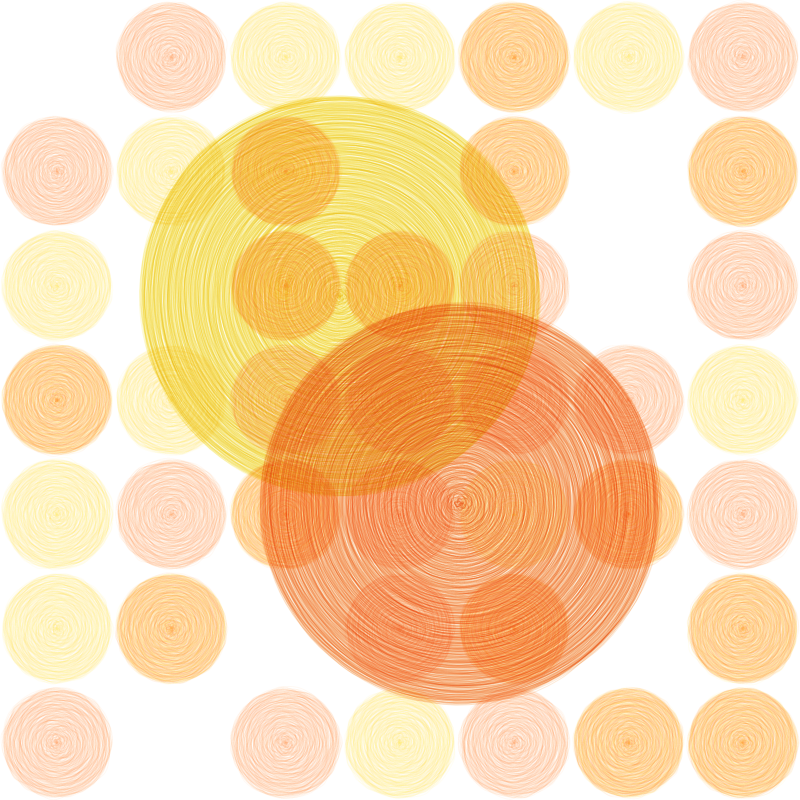 Brushed Circles #8 static token preview