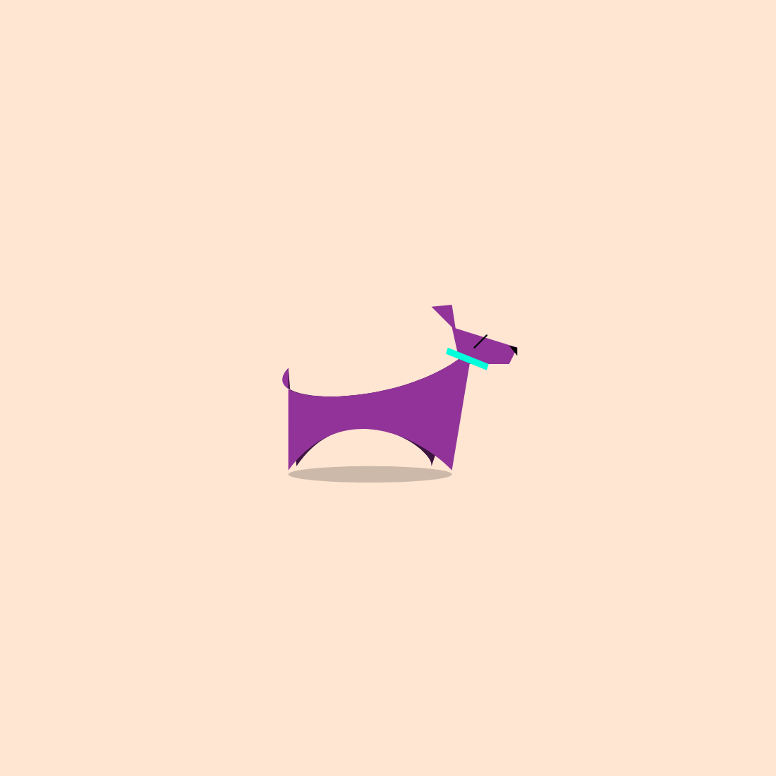 My lovely dog #376 static token preview