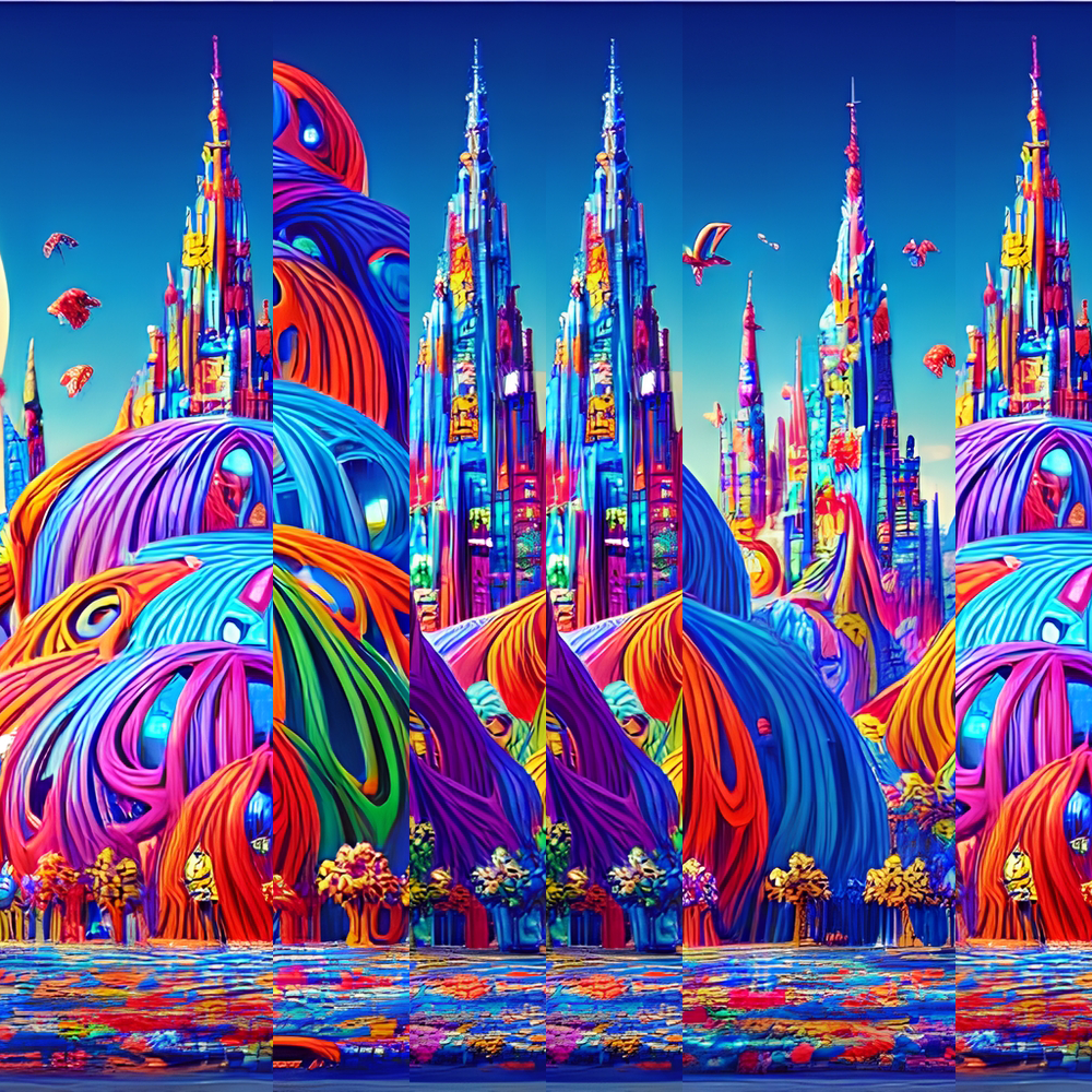 AI Psychedelic Candy #2 static token preview