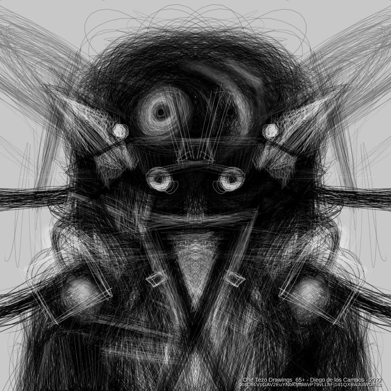 One Tezo Drawings_65+ #9 static token preview