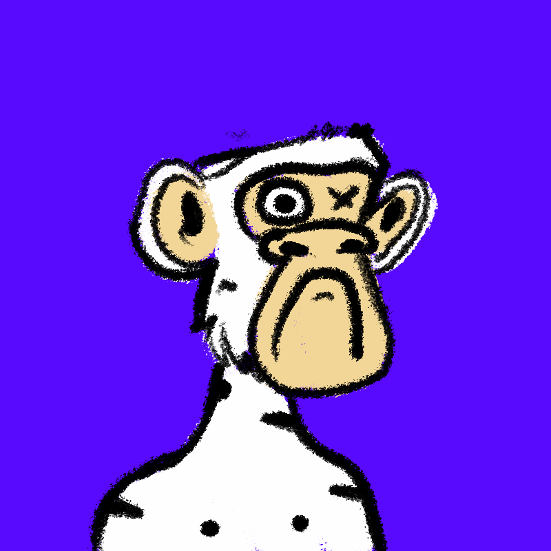 Drawed apes jetski club #17 static token preview