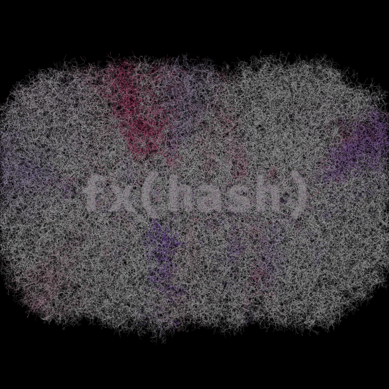 FXHASH Generative Logo #13 static token preview