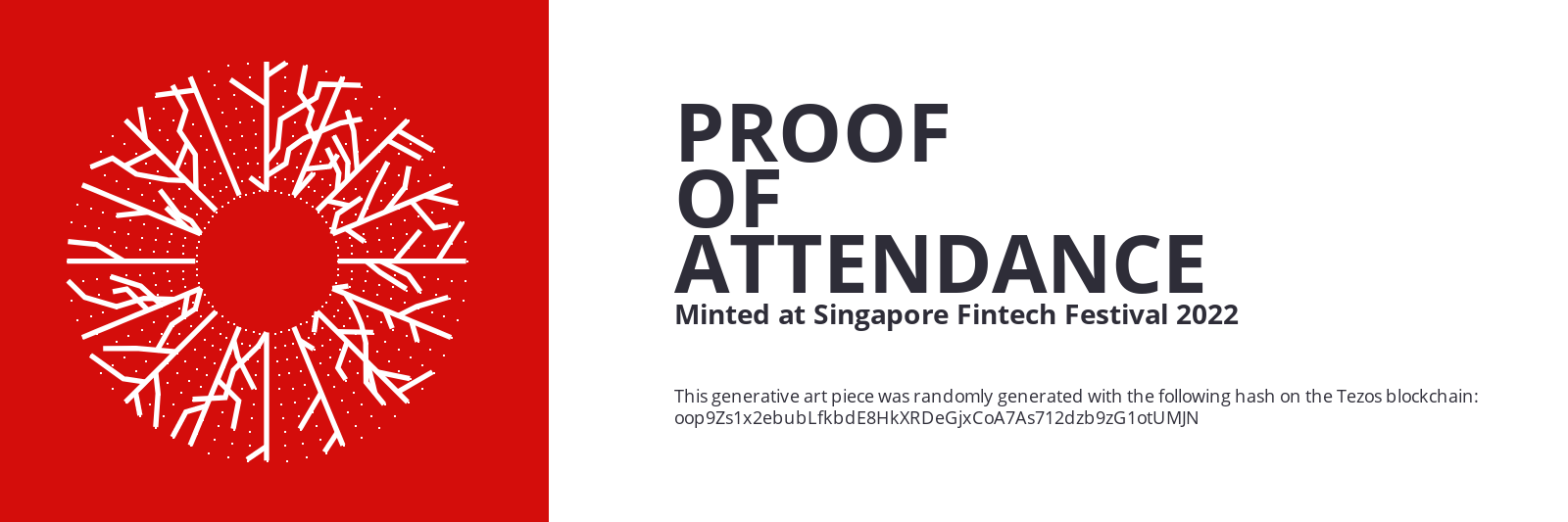 SFF2022 Proof of Attendance Token #2479 static token preview
