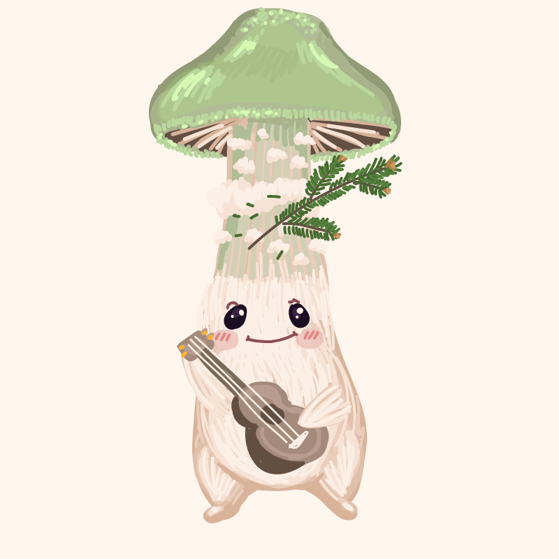 Cute Mushrooms Forest Guys #2 static token preview