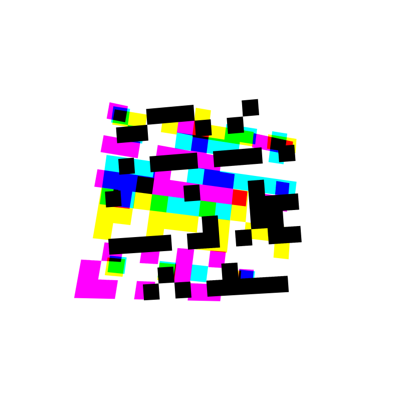 CMYK Decay #6 static token preview