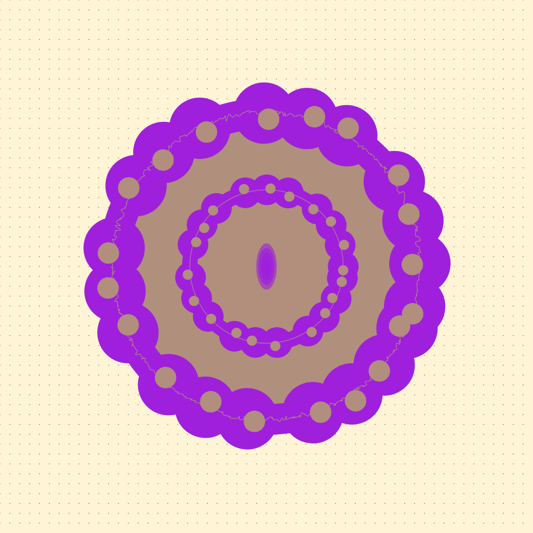 Circles on a dotted Grid #12 static token preview