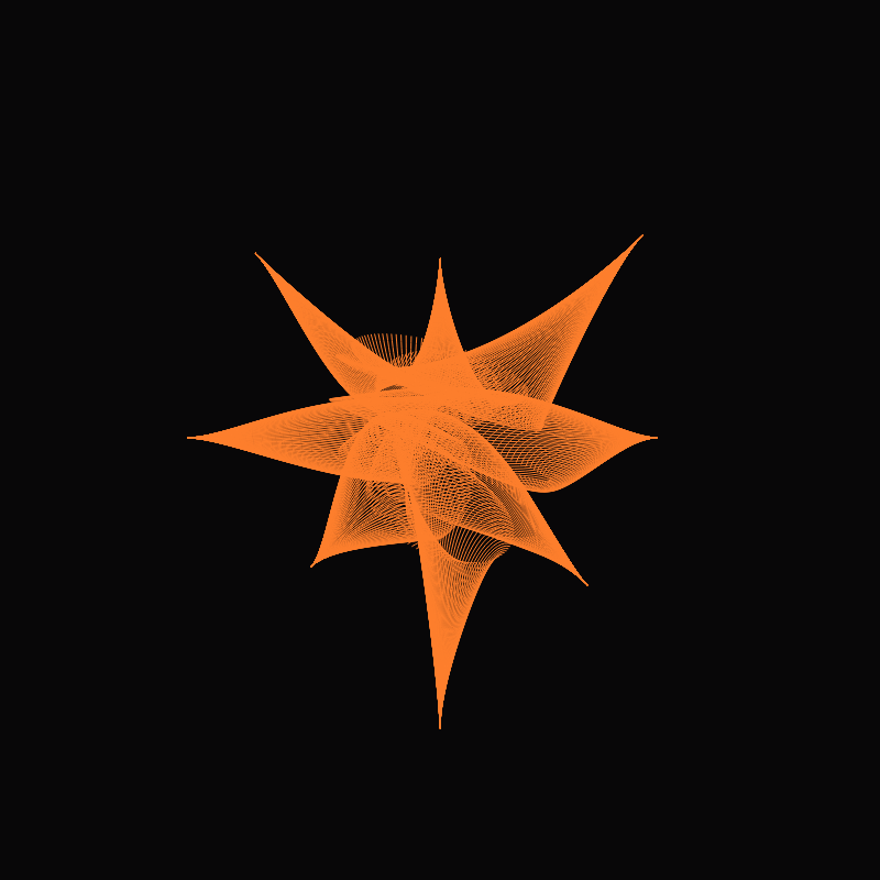 Bezier Stars #21 static token preview