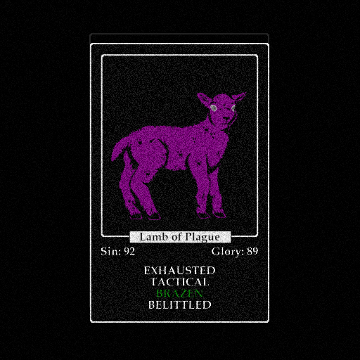 SACRIFICIAL LAMBS #18 static token preview