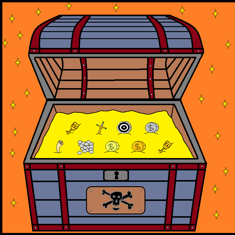 Treasure loot box #14 static token preview