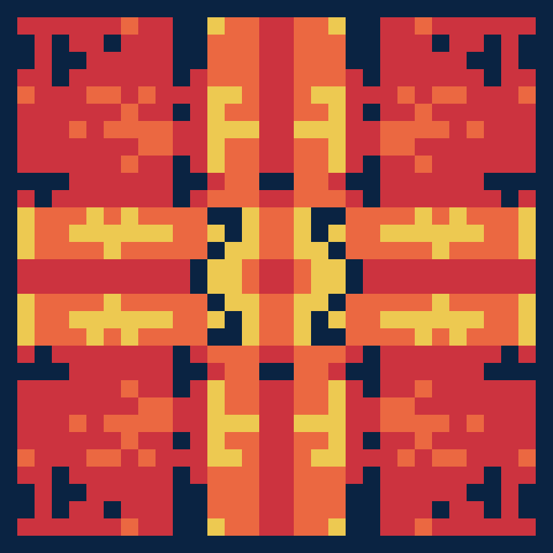Pixel Mandala #18 static token preview