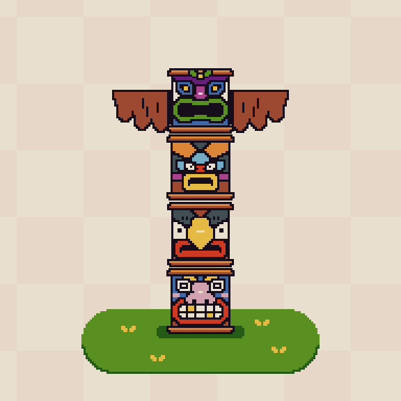 Tiki Totem #11 static token preview