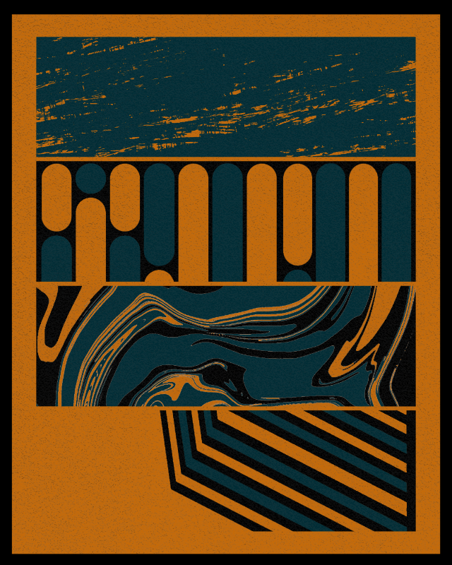 Bauhaus art #orange #23 static token preview