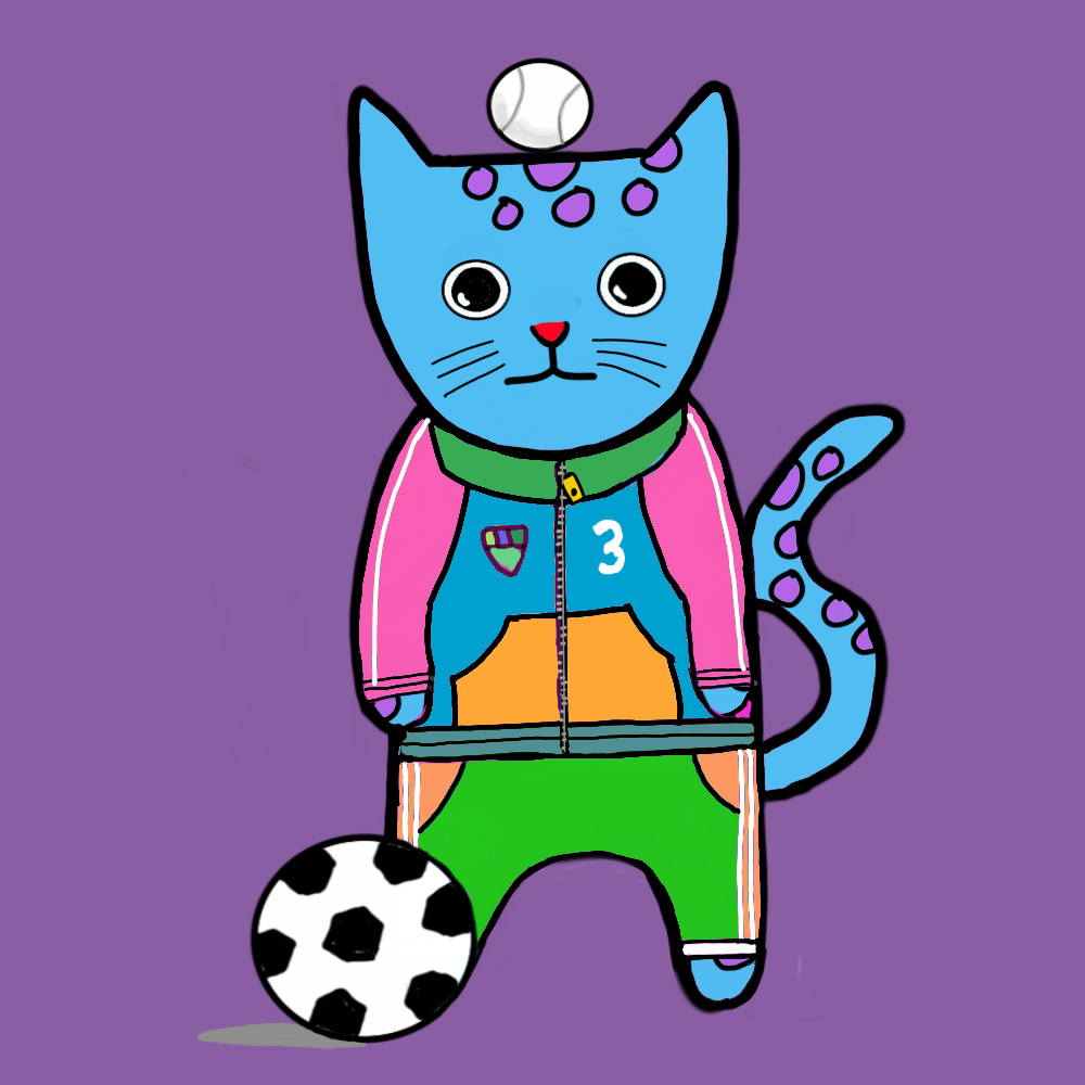 Sports cat #7 static token preview