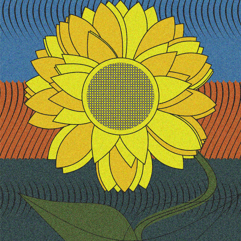 My sunflower #3 static token preview