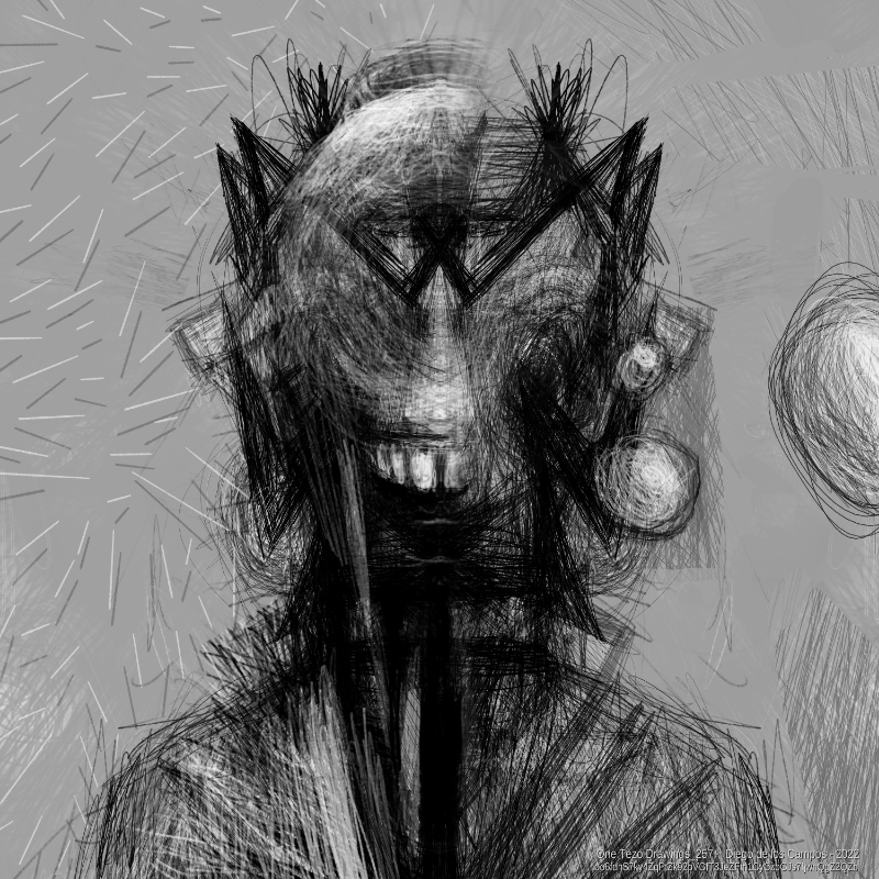 One Tezo Drawings_257+ #18 static token preview
