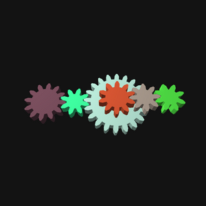 Mechanical gears project preview