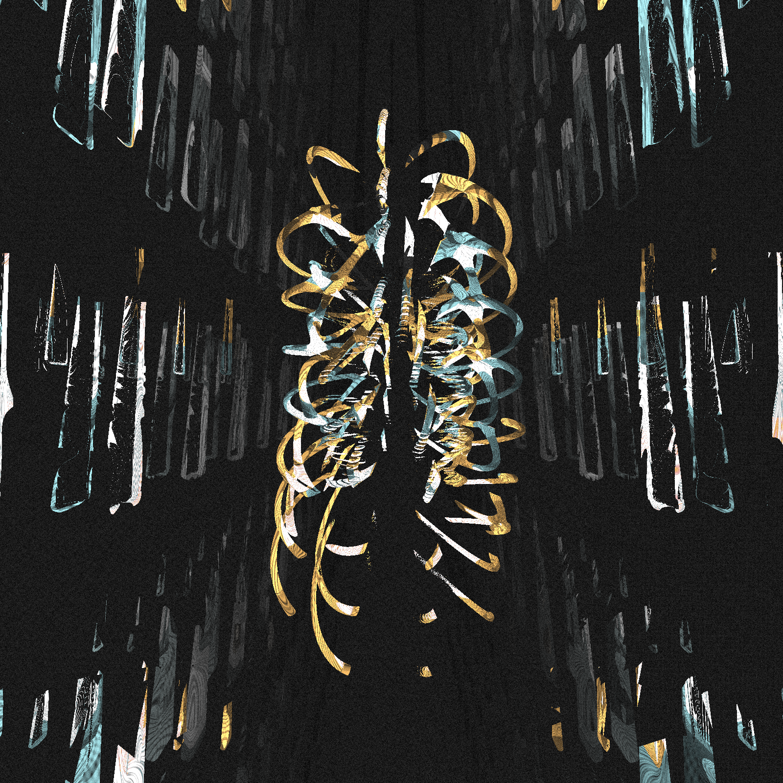 Several pairs of narrow, curved strips #16 static token preview