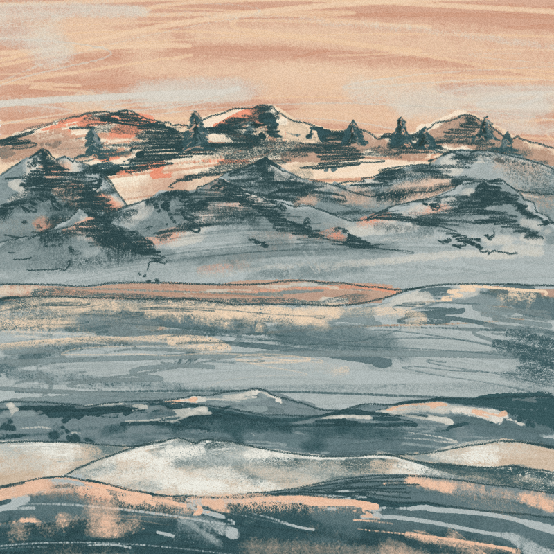 Postcard From The Mountains #8 static token preview