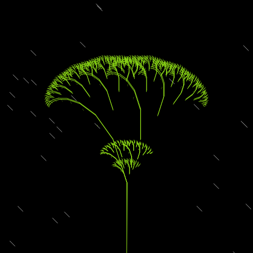 Trees in the rain #2 static token preview