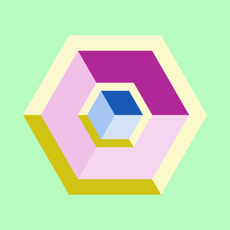 Hexagones - Art for Bots #18 static token preview