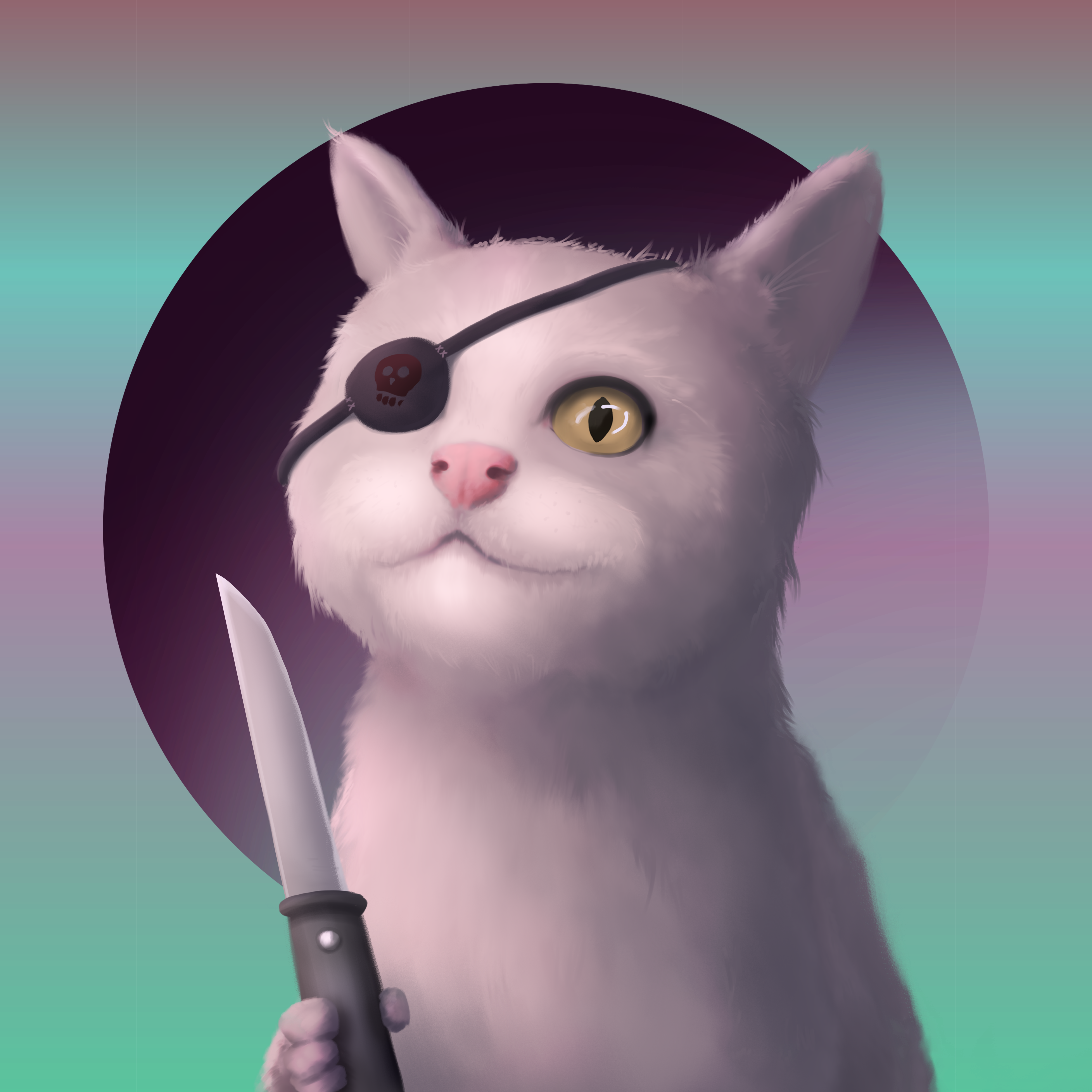 Crazy cat #11 static token preview