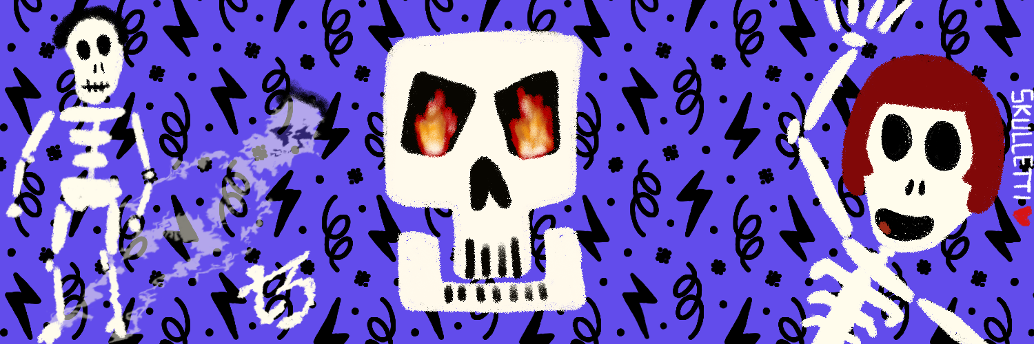 SKULLETTI TWITTER BANNER #297 static token preview