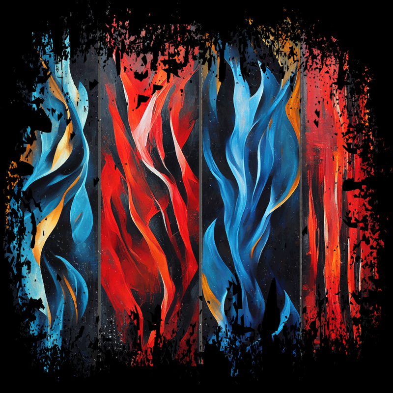 AI Fire and Smoke #9 static token preview