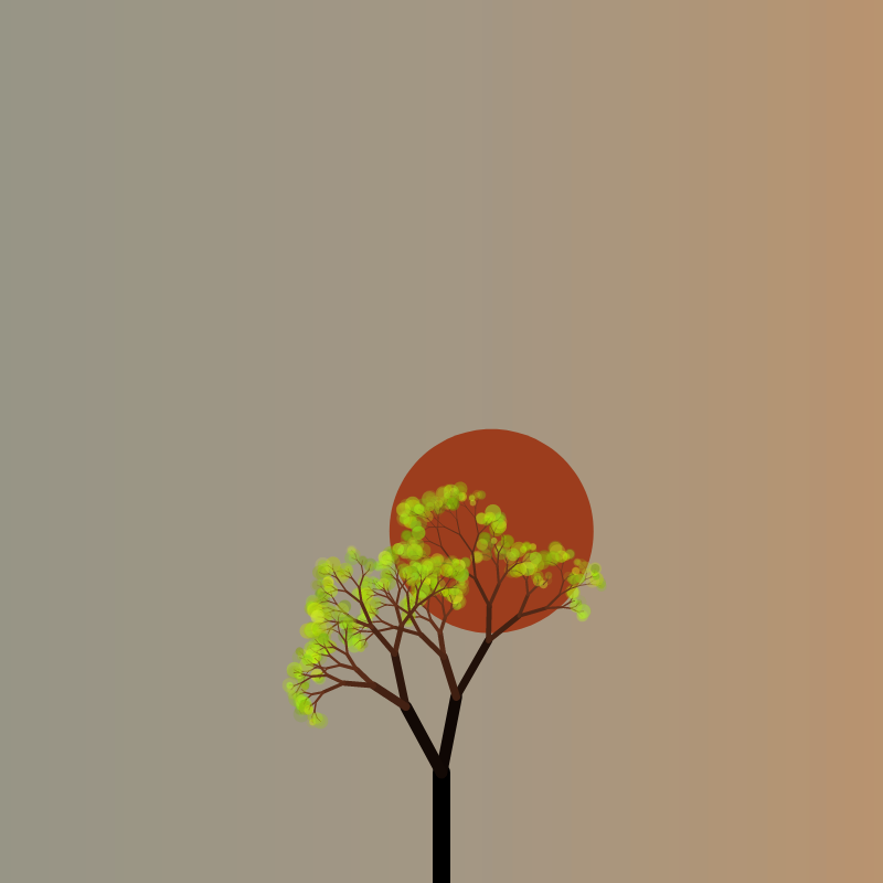 Asian Trees #9 static token preview