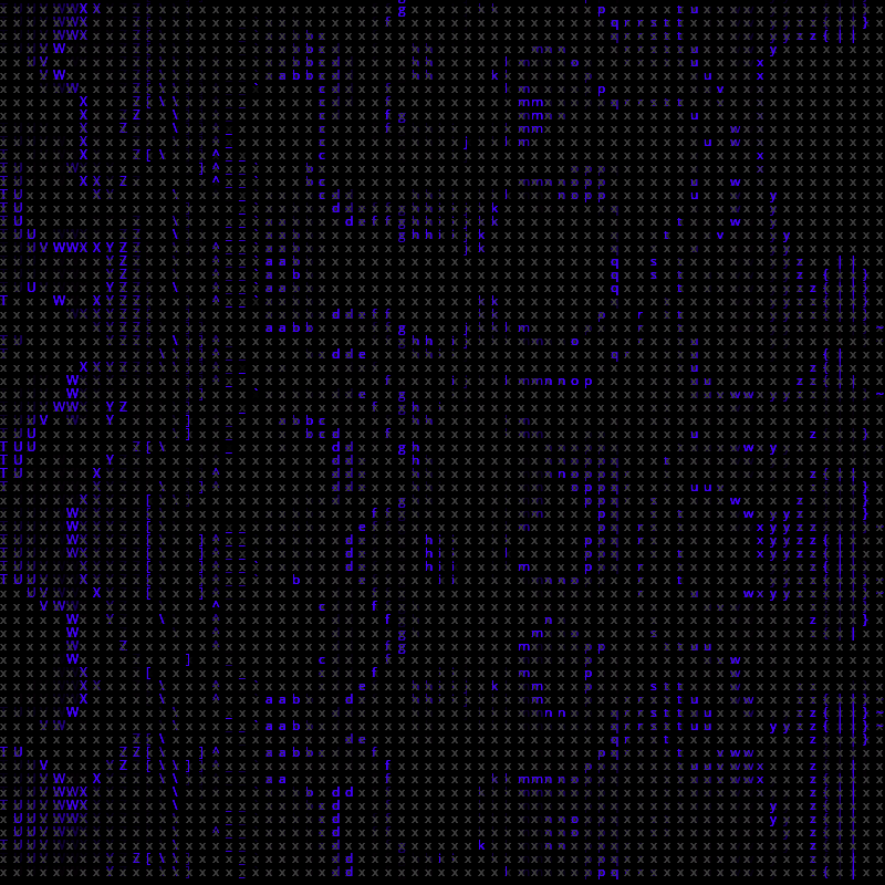 Ascii Noise #24 static token preview