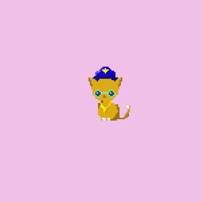 Pixel Cats #20 static token preview