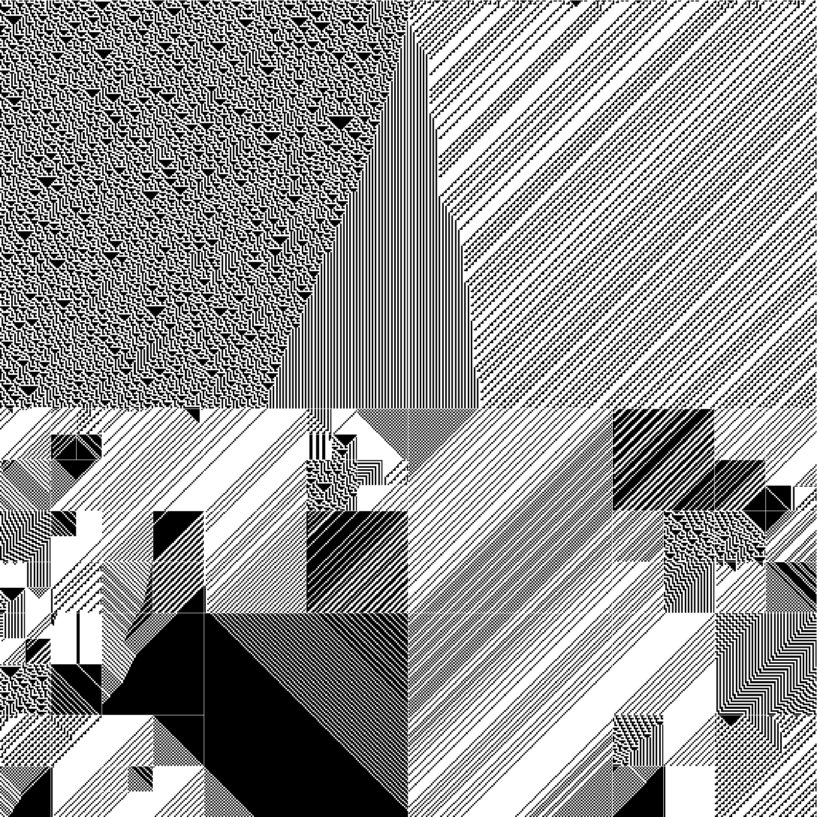 RULES (for Elementary Cellular Automata) #491 static token preview