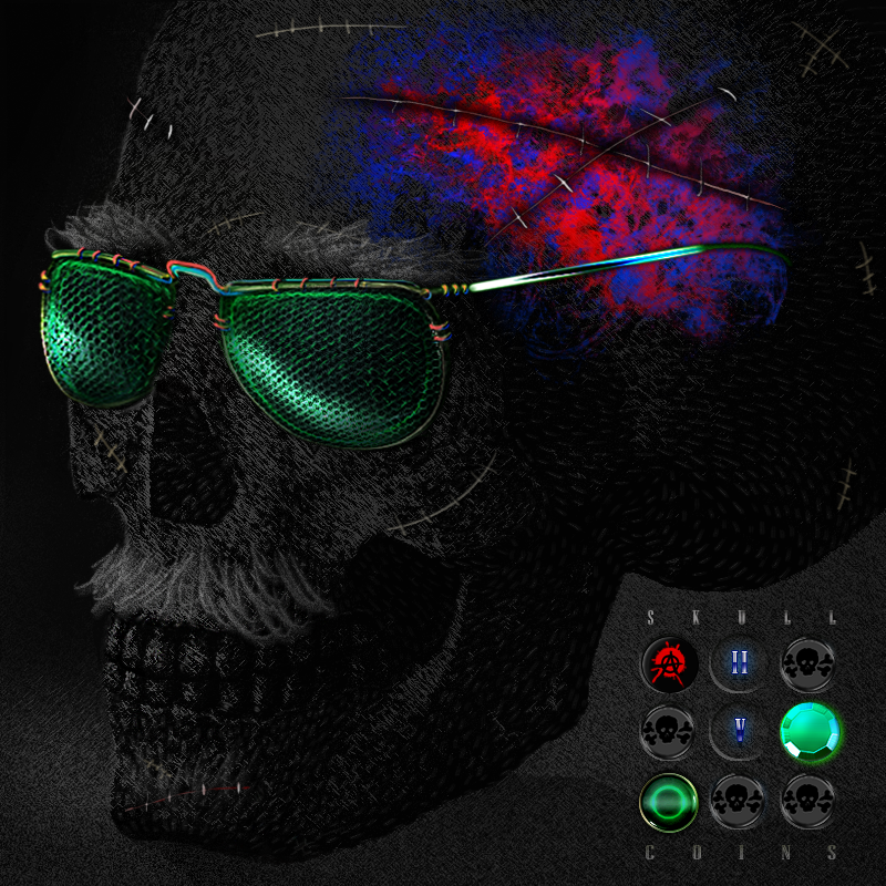 Scratch Skulls #12 static token preview