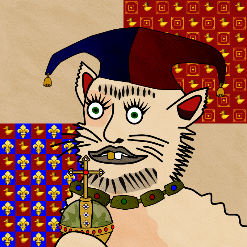 Famous Medieval Cat #25 static token preview