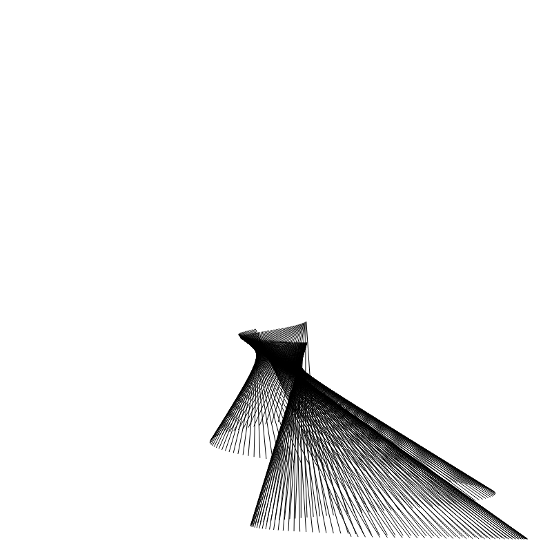 Sinus Cosinus #N Black on White #4 static token preview