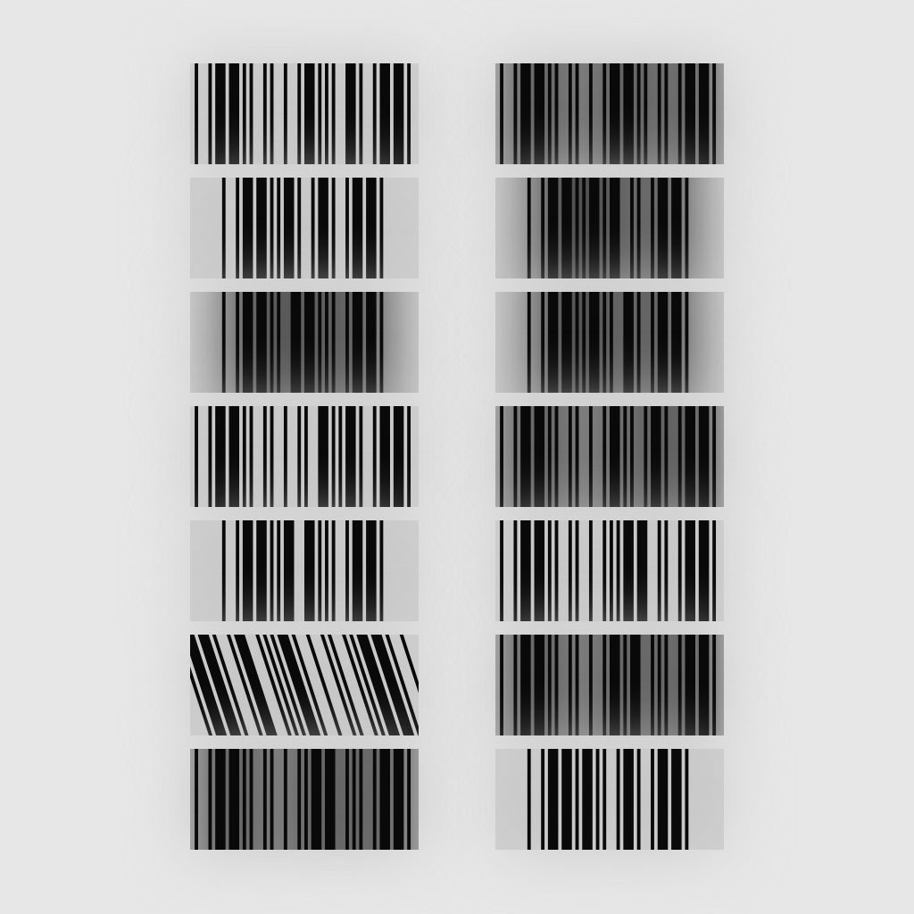 barcode(fxhash) #23 static token preview