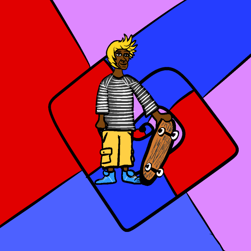 Skaterdudes #29 static token preview
